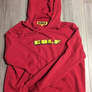 Golf Wang Red Pullover Hoodie